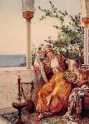 Arab or Arabic people and life. Orientalism oil paintings 450